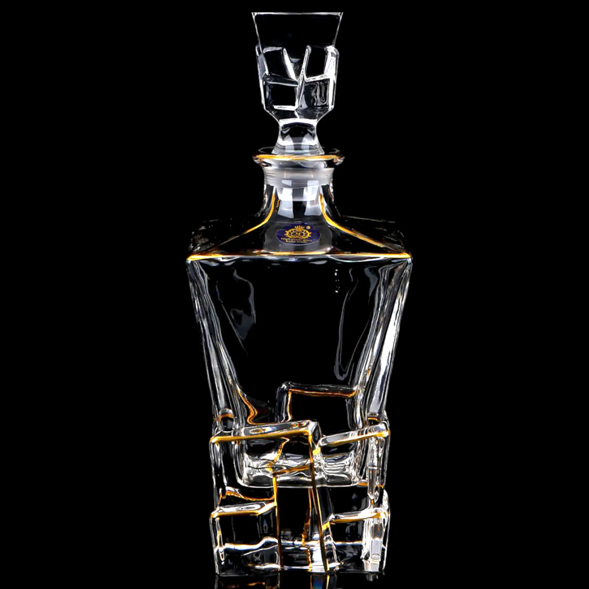 DESIGNER COLLECTION - Elevate your serving and display elegance with Luxrify's high-grade glass decanters. As a distinguished part of our exclusive glass collection, these decanters feature a sophisticated design highlighted by a golden rim, redefining luxury and style in home entertainment. Dive into the opulence of our decanter collection – where each piece stands as a testament to unparalleled elegance and exclusivity. Enhance your spirits' presentation with these magnificent decanters, destined to be the centerpiece of your collection. Leave a lasting impression on your guests with every pour;UNIQUE DESIGN WITH GOLDEN COLOR RIM - Distinguish every serving with distinction. Luxrify's decanters are far from ordinary; they are masterpieces crafted from high-grade glass, each boasting an extraordinary unique design embellished with a golden rim. The meticulous attention to detail and the handcrafted perfection by the world’s most renowned artisans make owning a Luxrify decanter synonymous with possessing a piece of unmatched exclusivity and opulence;HIGH-GRADE GLASS MATERIAL - Experience the unmatched transparency and brilliance of Luxrify's high-grade glass decanters. Not just visually stunning with their unique design and golden color rim, these decanters also assure durability and excellence, turning every use into an occasion of grandeur;EXPERIENCE ARTISTIC EXCELLENCE - Exhibit your refined taste in luxury with a piece that stands in a league of its own. Gift your esteemed ones or indulge yourself with the exclusive Luxrify Decanters. Declare your penchant for elegance and unparalleled style by selecting from our exquisite range of premium products today;PERFECT FOR ANY OCCASION & PERFECT GIFT - Enhance the gift-giving experience with Luxrify's unique decanters, the ideal present for every spirits aficionado and for any event. An impeccable choice for birthdays, housewarmings, Father’s Day, retirements, anniversaries, Christmas, engagements, weddings, cocktail parties, Valentine’s Day, and beyond. Introduce a touch of sophistication and sparkle to your bar or dining setting, perfect for Halloween, Christmas, or any special occasion gathering, picnic, party, bar, or restaurant.