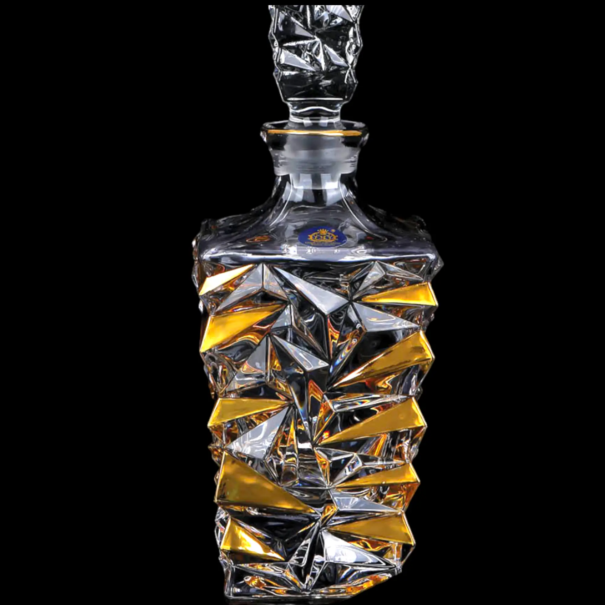 DESIGNER COLLECTION - Elevate your serving and display elegance with Luxrify's high-grade glass decanters. As a distinguished part of our exclusive glass collection, these decanters feature a sophisticated design highlighted by a golden rim, redefining luxury and style in home entertainment. Dive into the opulence of our decanter collection – where each piece stands as a testament to unparalleled elegance and exclusivity. Enhance your spirits' presentation with these magnificent decanters, destined to be the centerpiece of your collection. Leave a lasting impression on your guests with every pour;UNIQUE DESIGN WITH GOLDEN COLOR RIM - Distinguish every serving with distinction. Luxrify's decanters are far from ordinary; they are masterpieces crafted from high-grade glass, each boasting an extraordinary unique design embellished with a golden rim. The meticulous attention to detail and the handcrafted perfection by the world’s most renowned artisans make owning a Luxrify decanter synonymous with possessing a piece of unmatched exclusivity and opulence;HIGH-GRADE GLASS MATERIAL - Experience the unmatched transparency and brilliance of Luxrify's high-grade glass decanters. Not just visually stunning with their unique design and golden color rim, these decanters also assure durability and excellence, turning every use into an occasion of grandeur;EXPERIENCE ARTISTIC EXCELLENCE - Exhibit your refined taste in luxury with a piece that stands in a league of its own. Gift your esteemed ones or indulge yourself with the exclusive Luxrify Decanters. Declare your penchant for elegance and unparalleled style by selecting from our exquisite range of premium products today;PERFECT FOR ANY OCCASION & PERFECT GIFT - Enhance the gift-giving experience with Luxrify's unique decanters, the ideal present for every spirits aficionado and for any event. An impeccable choice for birthdays, housewarmings, Father’s Day, retirements, anniversaries, Christmas, engagements, weddings, cocktail parties, Valentine’s Day, and beyond. Introduce a touch of sophistication and sparkle to your bar or dining setting, perfect for Halloween, Christmas, or any special occasion gathering, picnic, party, bar, or restaurant.