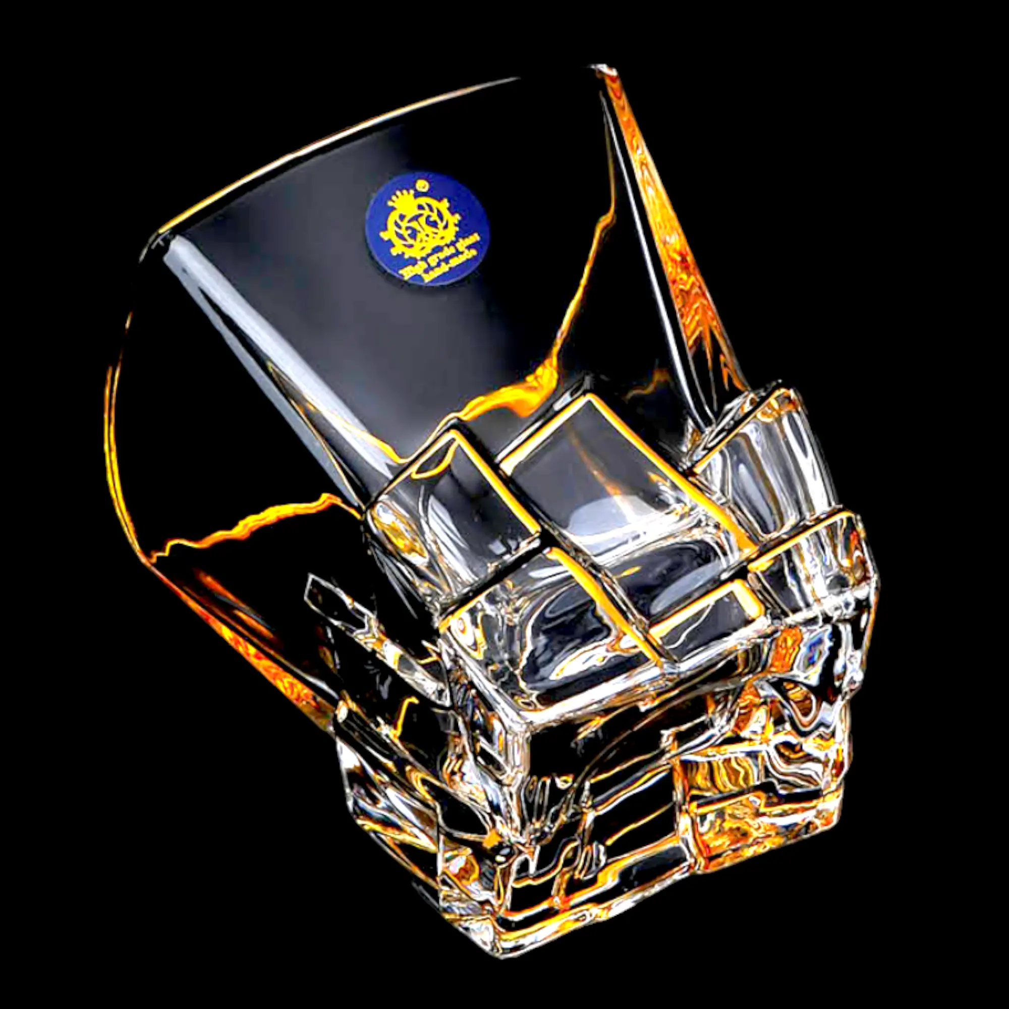 DESIGNER COLLECTION - Transform your home and host impeccable gatherings with Luxrify's high-grade glass whiskey glasses. Part of our exclusive glass collection, these glasses boast a unique design with a golden rim, setting new standards for sophistication and style. Immerse yourself in the luxury of our whiskey glasses – each piece is a testament to elegance and exclusivity. Elevate your whiskey enjoyment with these remarkable glasses, destined to become the crown jewels of your collection. Impress your guests and leave a memorable mark with every sip;UNIQUE DESIGN WITH GOLDEN COLOR RIM - Stand out with every drink. Luxrify's whiskey glasses are not just any ordinary glasses; they are masterpieces crafted from high-grade glass, each featuring an amazing unique design adorned with a golden rim. The meticulous attention to detail and the handcrafted excellence by the world's most skilled artisans ensure that owning a Luxrify glass is synonymous with owning a piece of exclusivity and luxury;HIGH-GRADE GLASS MATERIAL - Experience the unparalleled clarity and quality of Luxrify's high-grade glass. These whiskey glasses are not only stunning to look at with their unique design and golden color rim, but they also promise durability and excellence, making every occasion a luxurious affair;EXPERIENCE ARTISTIC EXCELLENCE - Show off your taste in luxury with a product designed to be a class apart. Gift your loved ones or treat yourself to the exclusive Luxrify Glasses. Make a statement of elegance and exclusive style by shopping from our diverse range of classy products today;PERFECT FOR ANY OCCASION & PERFECT GIFT - Elevate the gifting experience with Luxrify's unique wine glasses, ideal for every wine enthusiast and every celebration. A splendid choice for birthdays, housewarmings, Father's Day, retirements, anniversaries, Christmas, engagements, weddings, cocktail parties, Valentine's Day, and more. Add a touch of luxury and brilliance to your bar top and dining table, perfect for Halloween, Christmas, or any special occasion picnic, party, bar, restaurant.